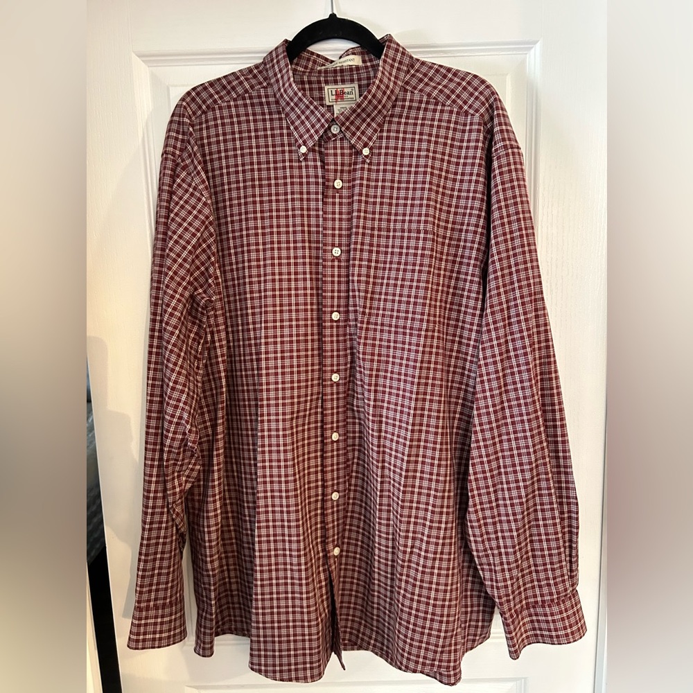 L.L. Bean Men’s Plaid Button Up Shirt